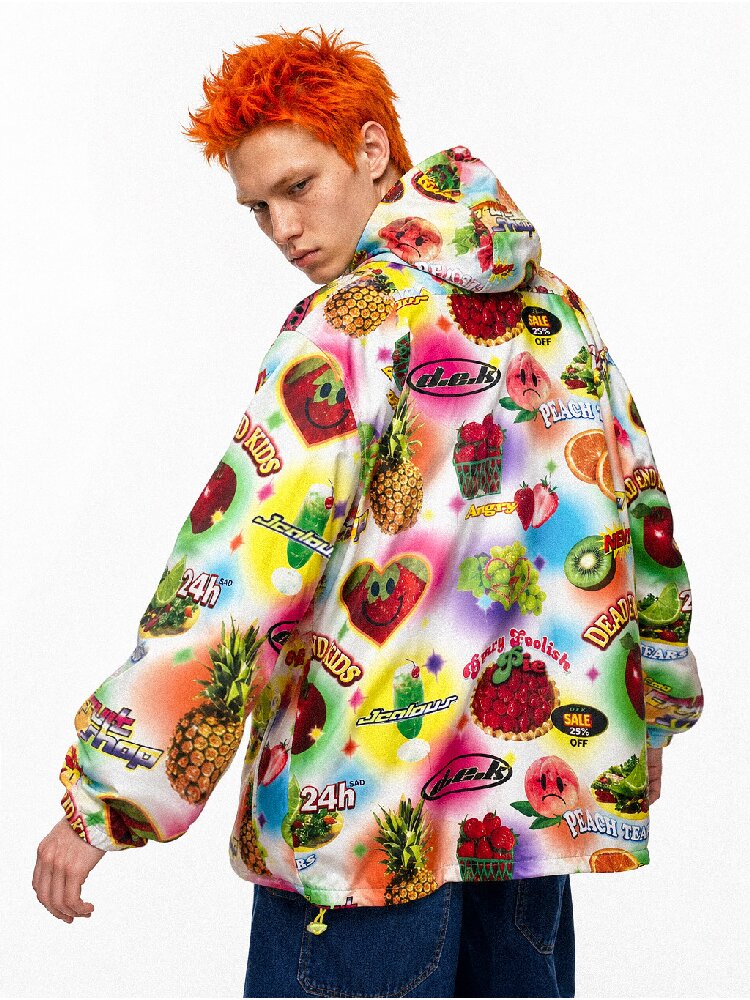 Teflon Colorful Fruit Sports Jacket【s0000017852】