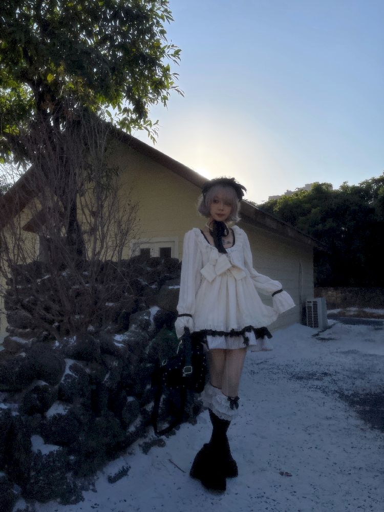 버블 슬리브 베이비 폴 드레스 [S0000011342]