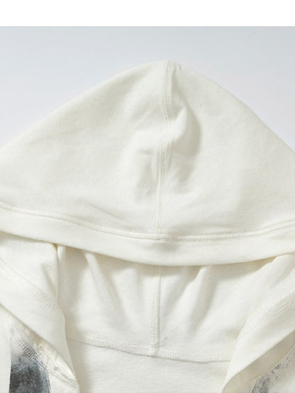 Lace Stitched Hooded T-Shirt【s0000015545】