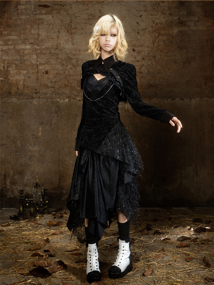 Mid Length Retro Gothic Camisole【s0000018381】