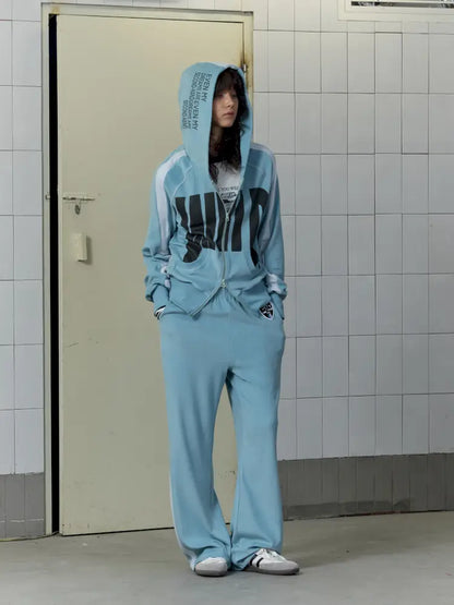 Oversized Activewear Set with Sweatpants【s0000014211】