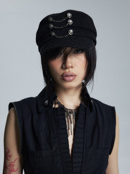 Court Style Stiff Light Thin Hat【s0000017003】