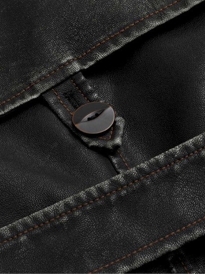 Heavy Industry Fur Collar Distressed Hooded Coat【s0000014671】