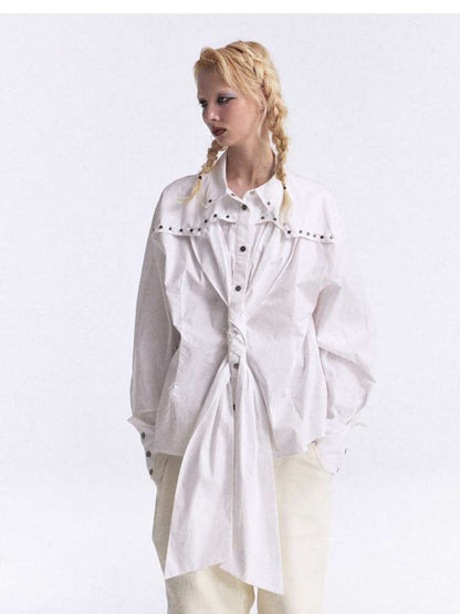 Playful Strap Rivet Cargo Shirt【s0000015388】