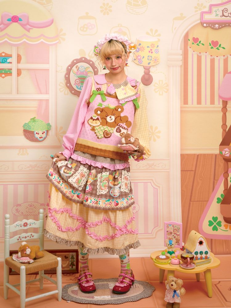 Lace Design Layered Cake Skirt【s0000013700】