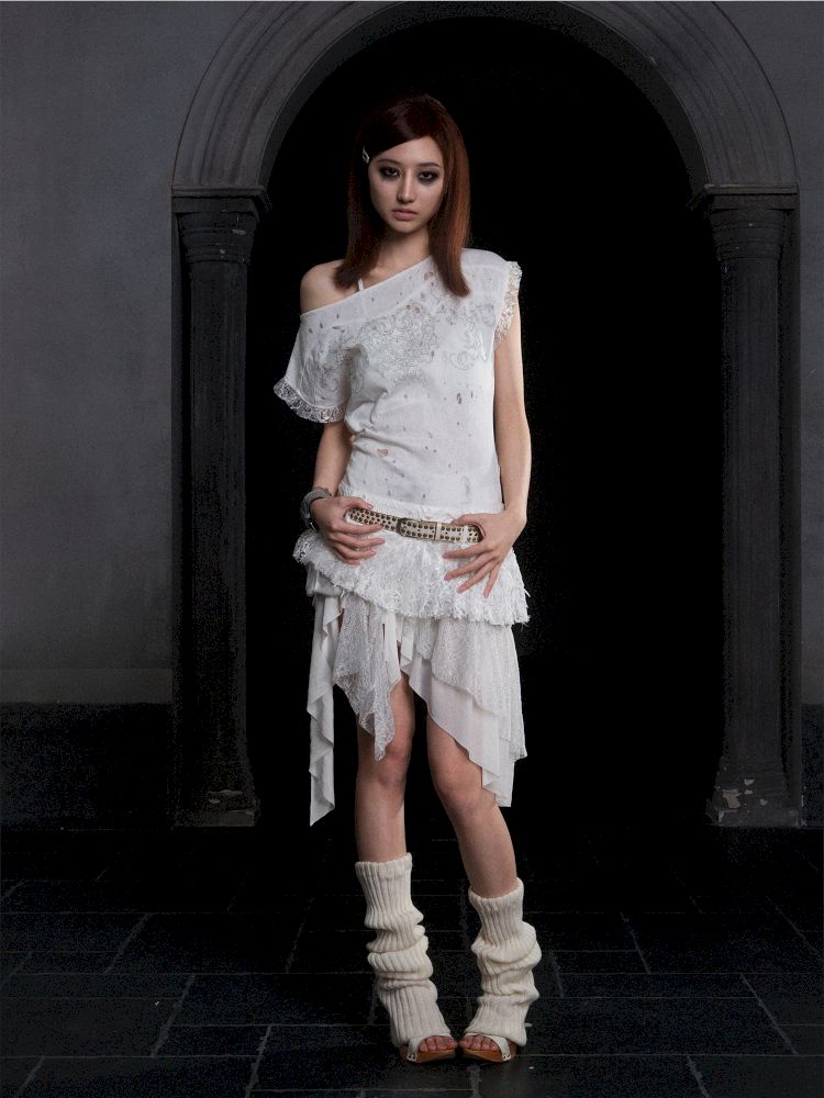 Lace Low Waist Half Skirt【s0000012313】