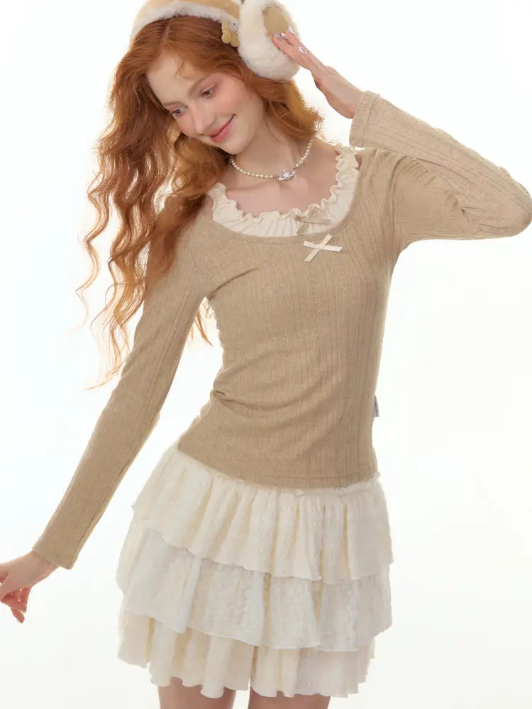American-Style Knit Top【s0000014351】