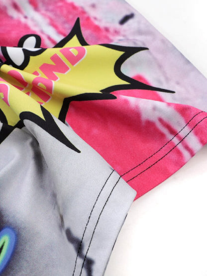 American Graffiti Print T-shirt【s0000015888】