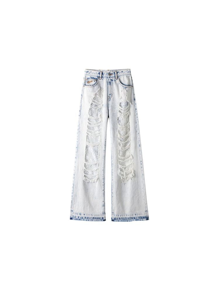 Broken Lace Jeans【s0000009859】