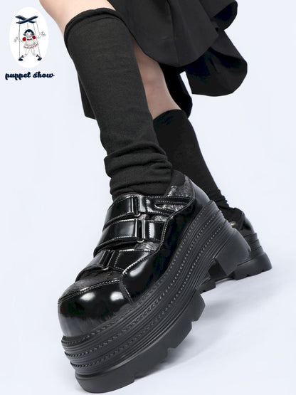Gothic velcro thick bottom shoe【s0000013359】