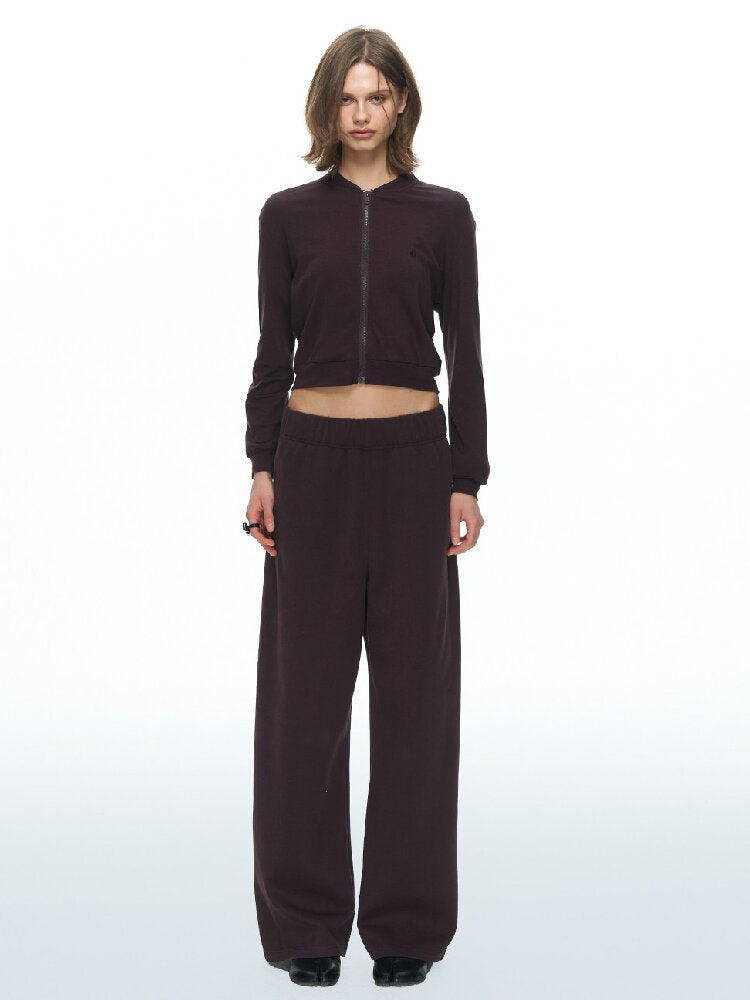 Pure Zipper Short Sweatpants Set【s0000015869】