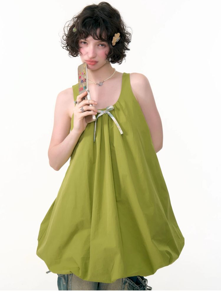Pod Sleeveless Pocket Dress【s0000013372】