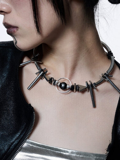 Doomsday Mech Punk Choker Necklace【s0000018822】