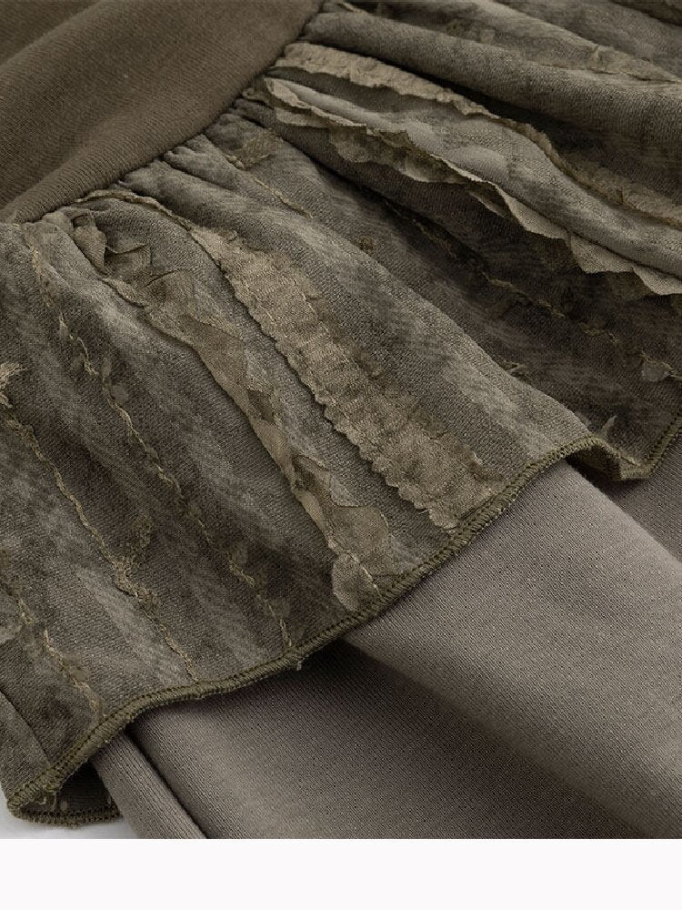 Studded Lace Stitching Slip Dress【s0000016218】