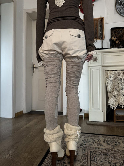 Mid-Century Stitched Leggings【s0000017970】