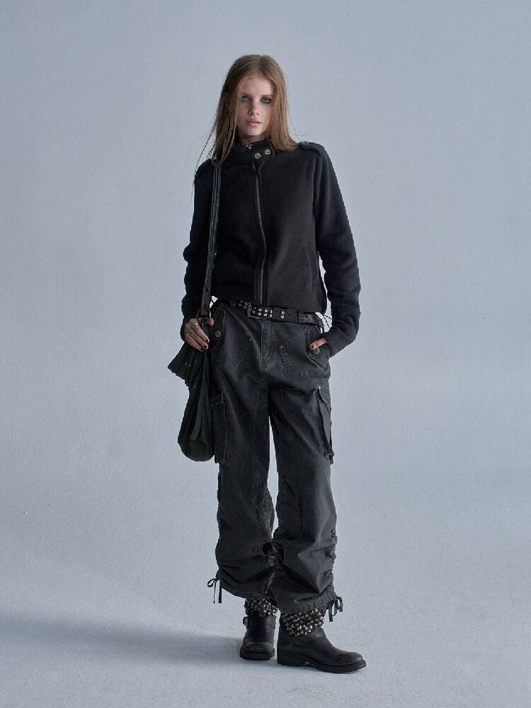 Three Color Fleece Loose Jacket【s0000018473】