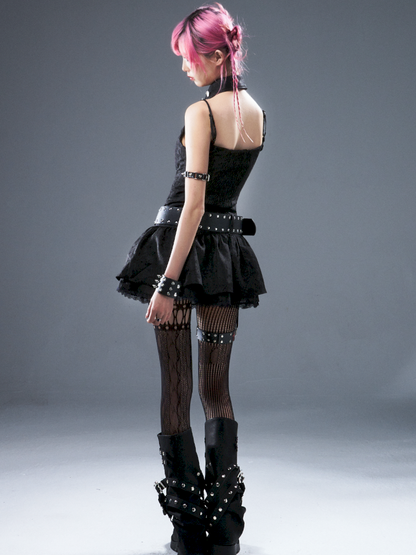 Tie-up Waist Strap Dress【s0000012943】