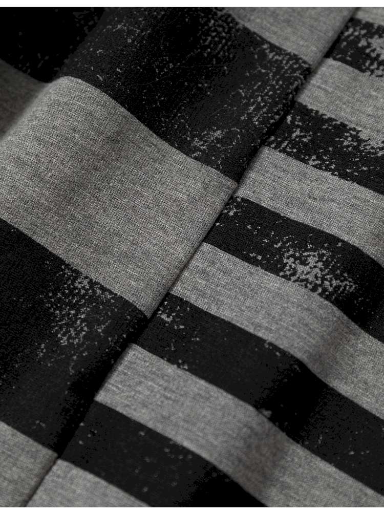 Striped Print Loose Bat Sleeve Dress【s0000014658】