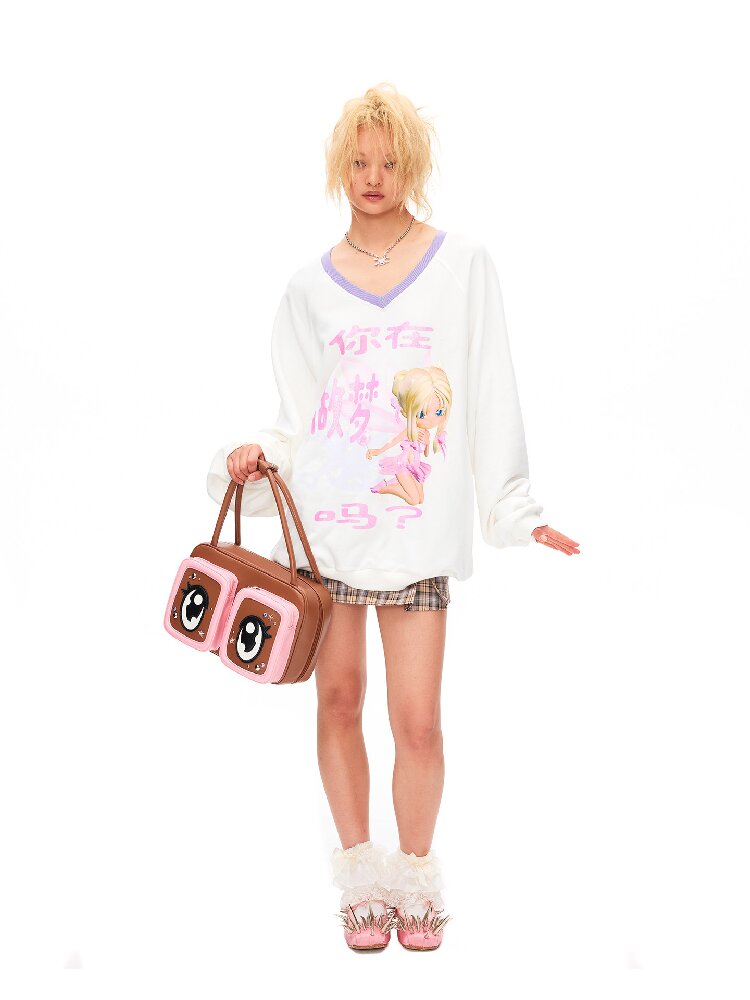 Are You Dreaming Printed Sweater【s0000016041】