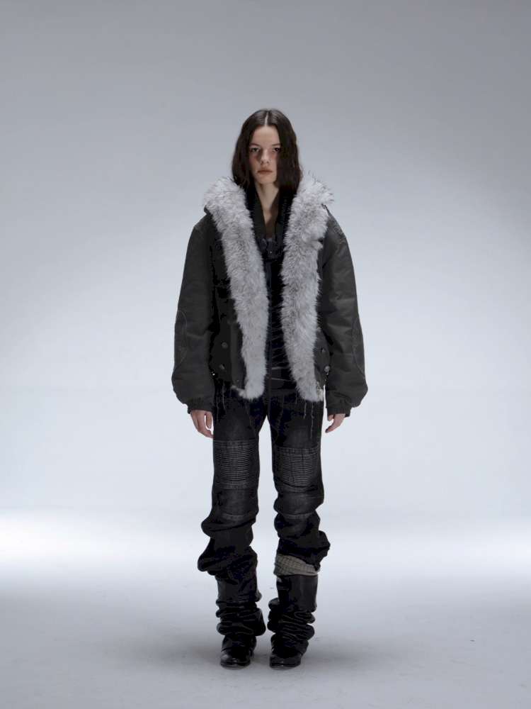 Loose Oversized Fur Collar Down Jacket【s0000014709】