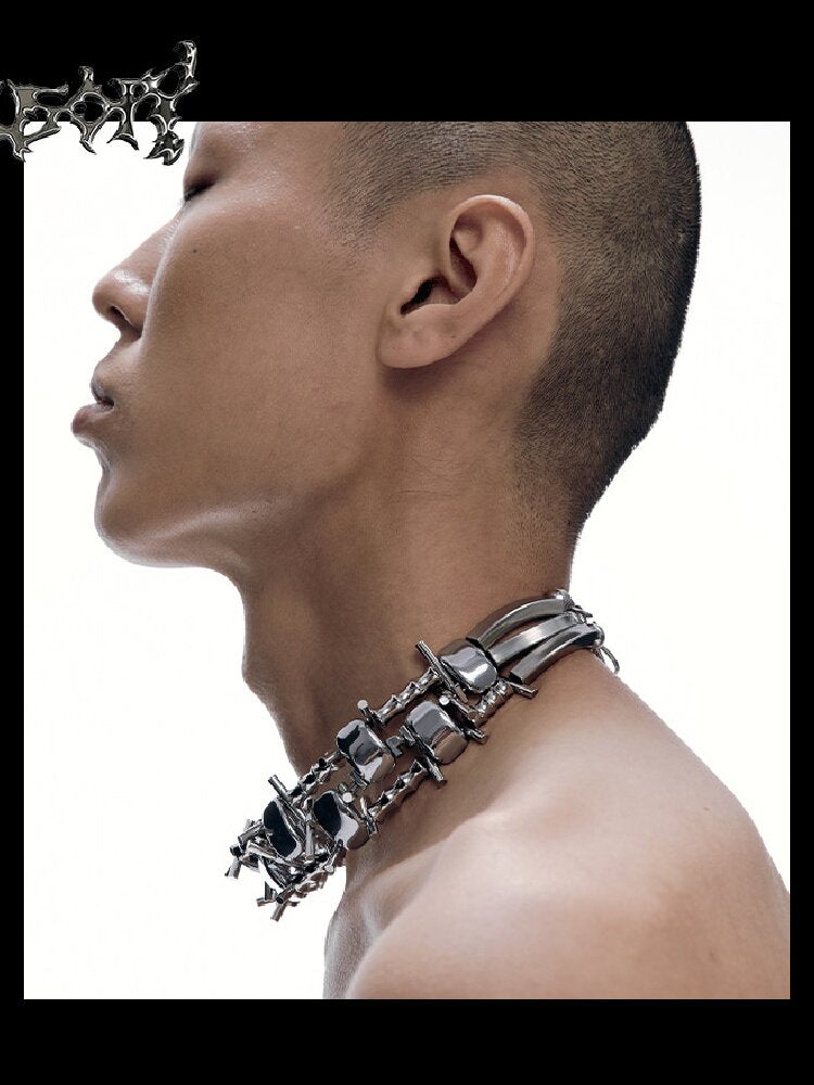 Illusory Heavy Duty Punk Choker Chain【s0000018814】