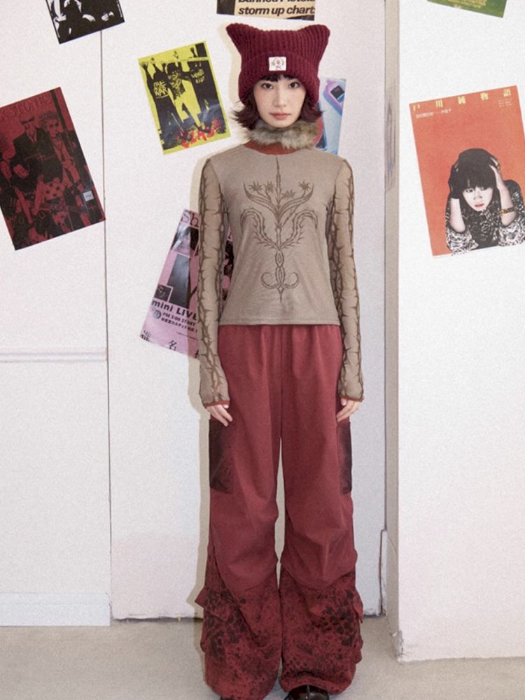 High Waisted Straight Leg Pants【s0000012270】