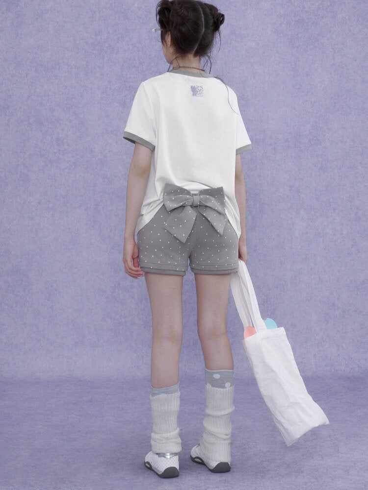 Print Crew Neck Short Sleeve T-Shirt【s0000016646】