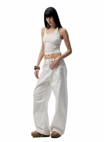 Old washed scimitar jeans【s0000012391】