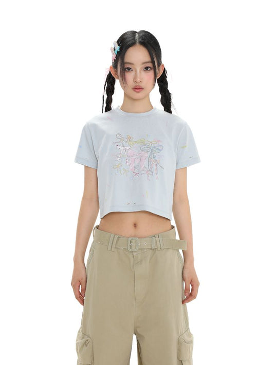 Fantasy Sy Korful Bo W 인쇄 Short-See-Shi RT [S000008639]