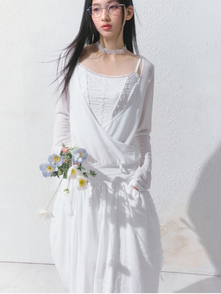 High-Waisted Half-Length Skirt【s0000012154】