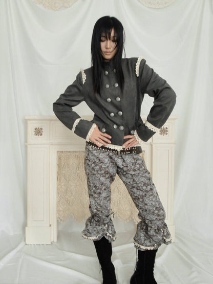 Mid-Century Suede Short Jacket【s0000017968】