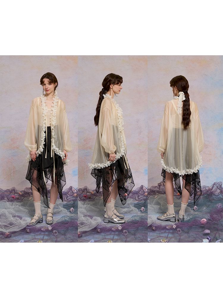 Thin long-sleeved vacation wind sun shirt【s0000013589】