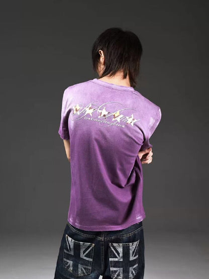 Leopard Heart Damaged Worn Tee【s0000018270】