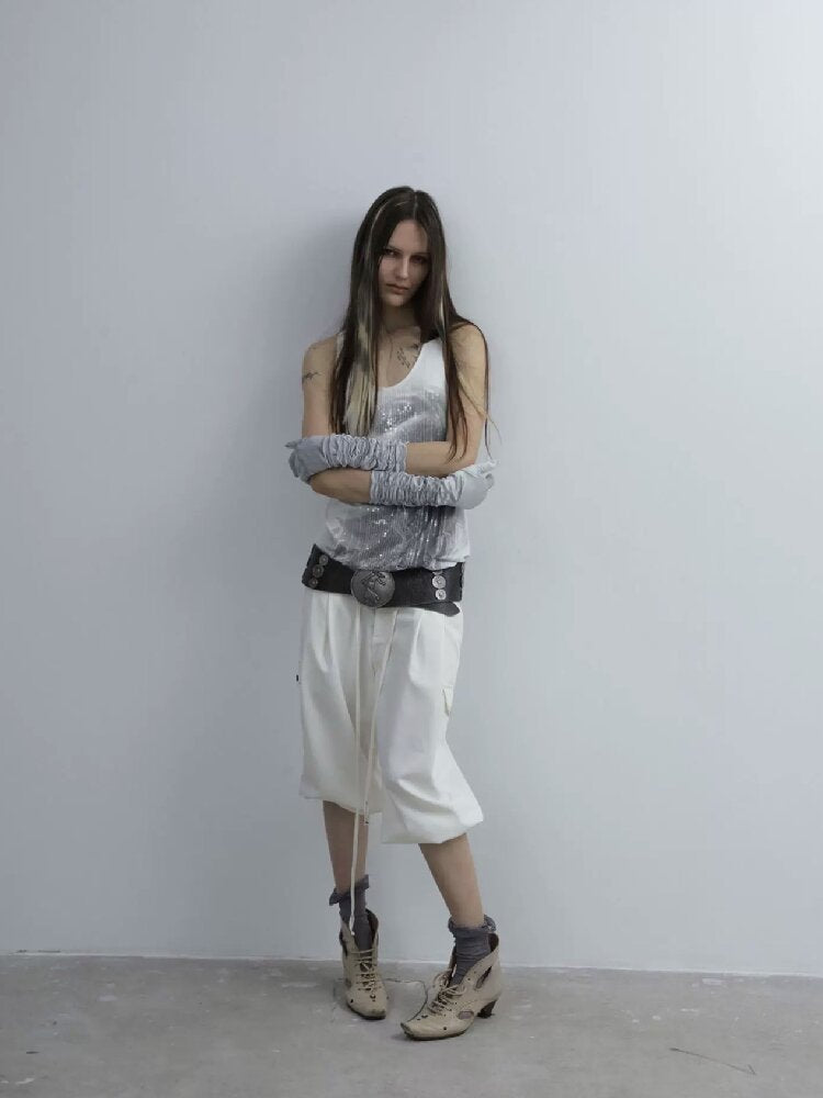 Cargo Pocket Loose Suit Pants【s0000016571】