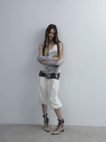 Cargo Pocket Loose Suit Pants【s0000016571】