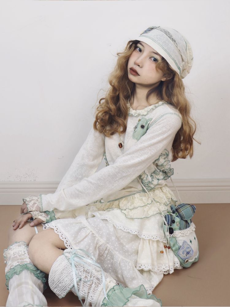 Splicing Shoulder Crossbody Apple Bag【s0000012371】