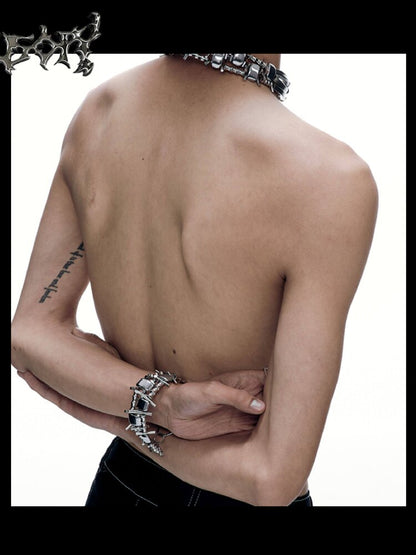 Futuristic Heavy Industry Punk Bracelet【s0000018813】