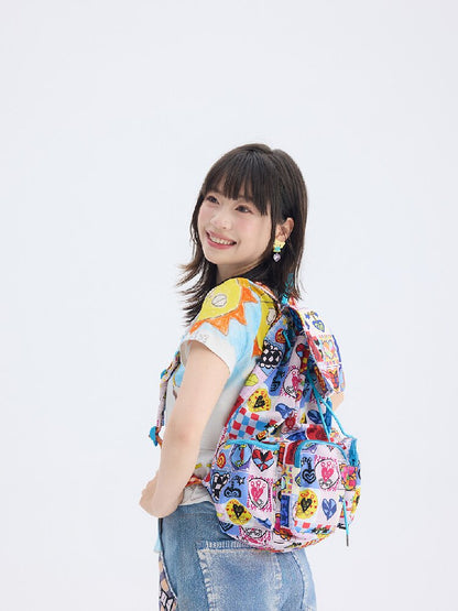Heart Drawstring Shoulder Bag【s0000017703】