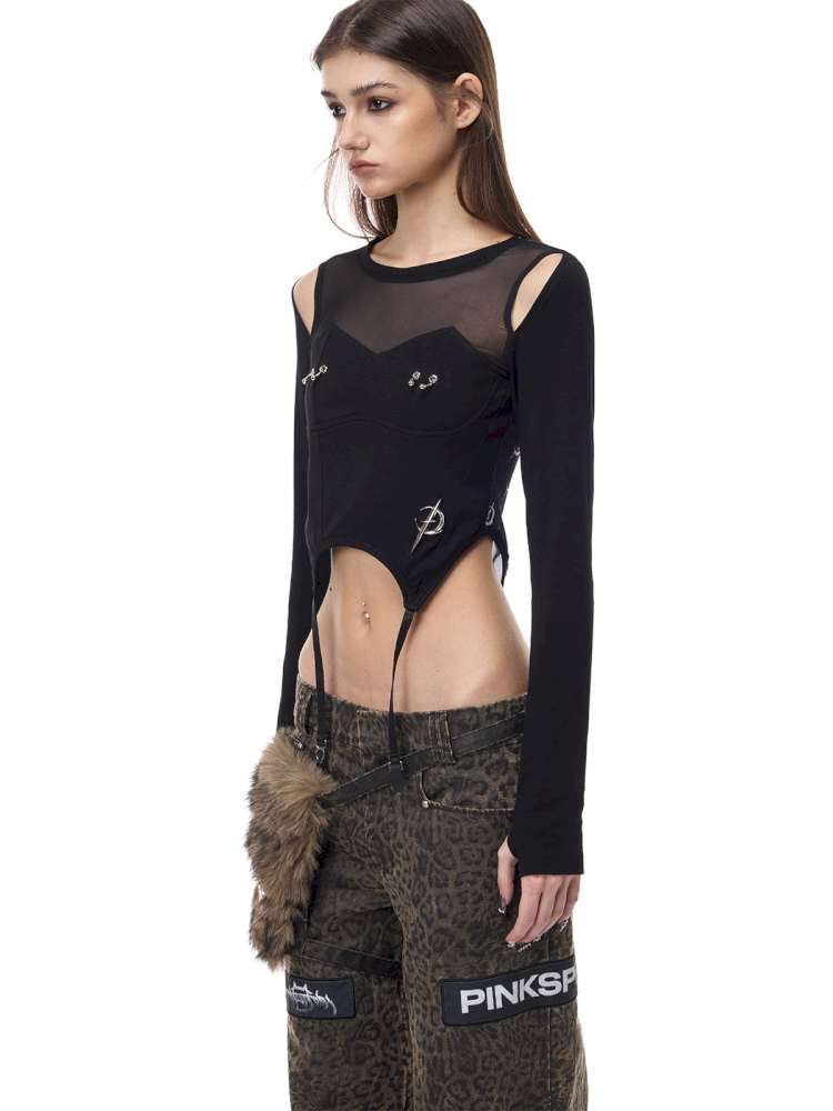 Structure Assembly Mesh T-shirt【s0000015122】