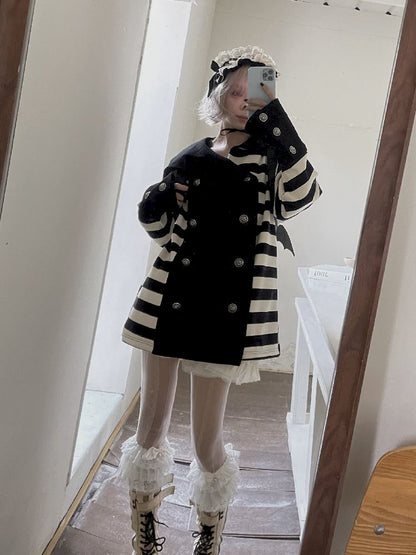 Padded Oversize Sweatshirt Jacket【s0000011345】