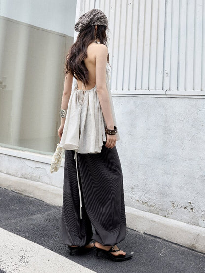 Nomad Relaxed Striped Balloon Pants【s0000016872】