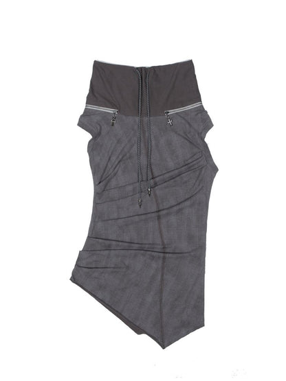 Irregular Pleated Multi-Wear Vest【s0000012658】