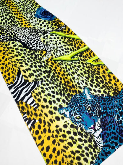 Vintage Leopard Print Fitted Dress【s0000017405】