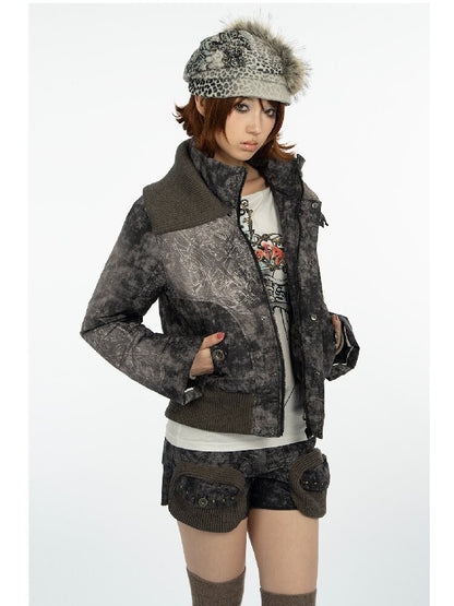 Mysterious Pattern Down Jacket【s0000018079】