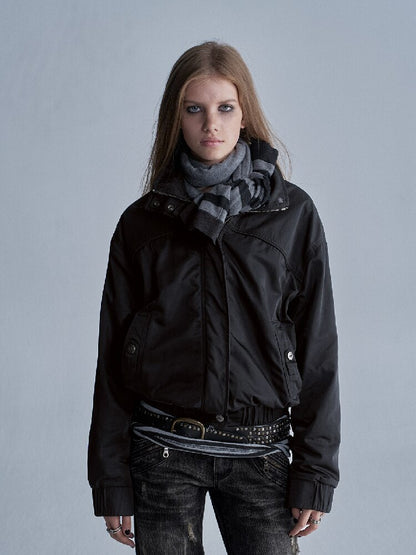 Nylon Short Fleece Jacket【s0000018467】