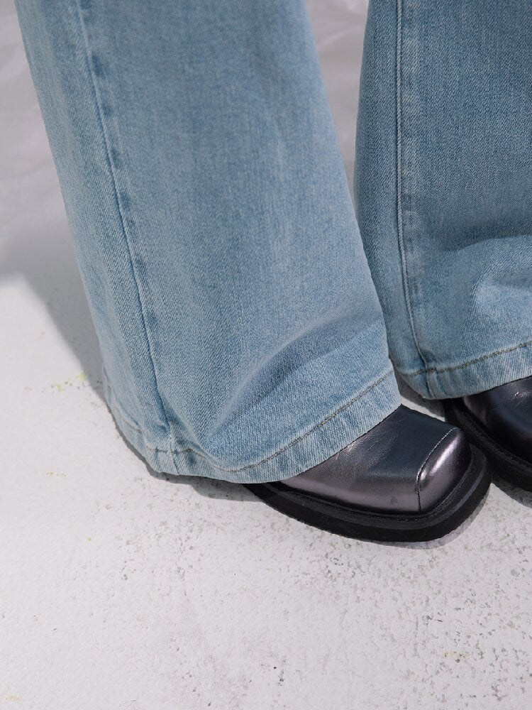 Light Sky Blue Diamond Wash Jeans【s0000015737】