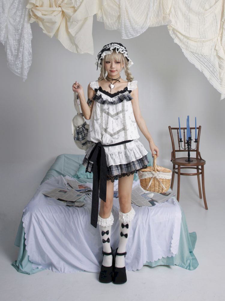 Big Bow Doll Feeling Halter Dress【s0000009681】