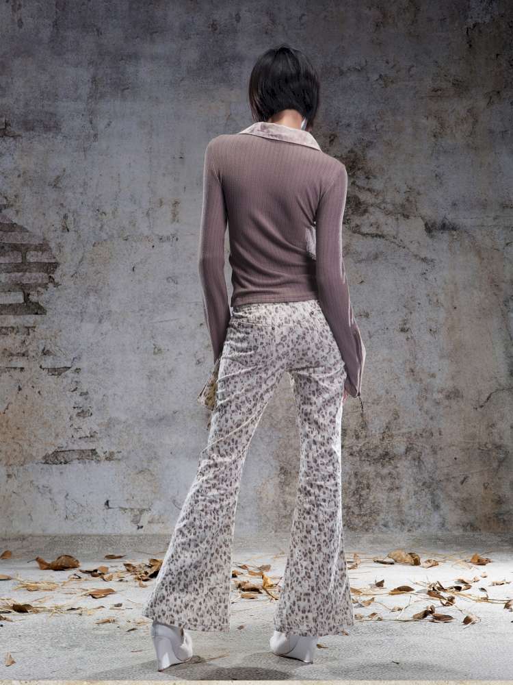 V-Neck Pullover Long-Sleeve Knit Top【s0000014492】