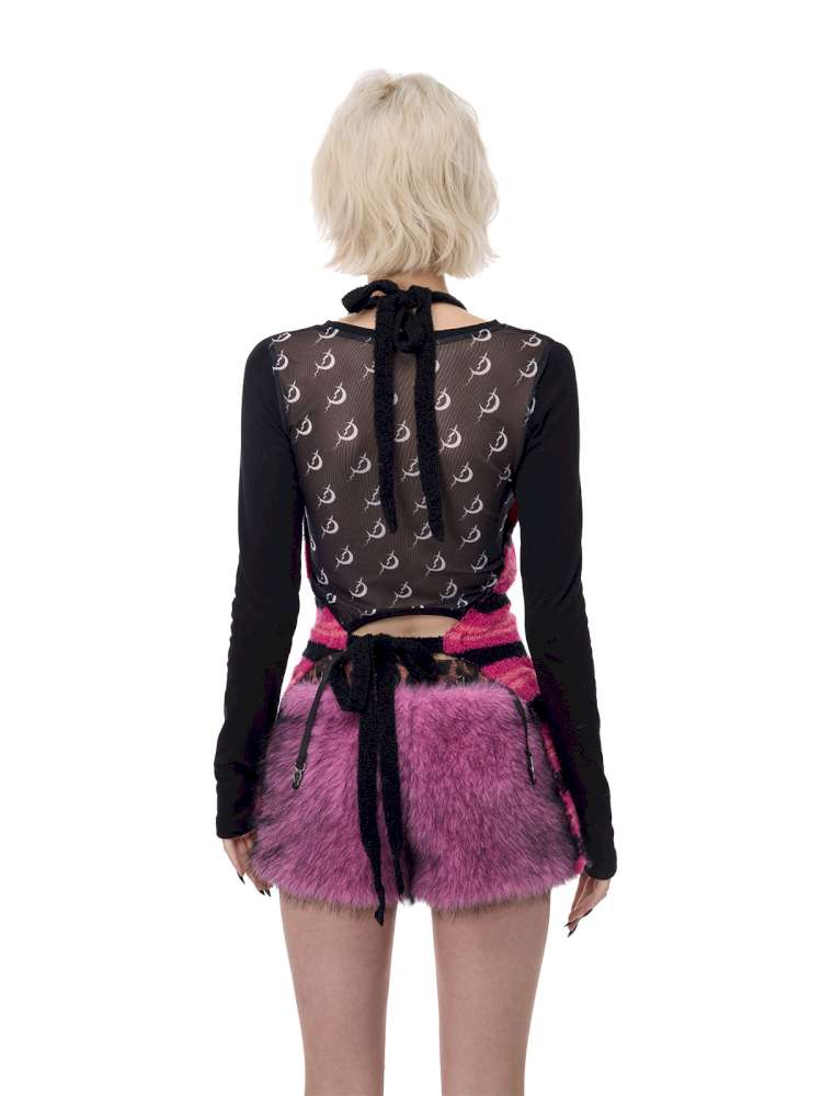 Patch Embroidery Punk Apron Sweater【s0000015118】