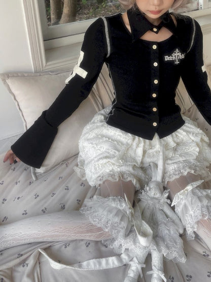 Cinching Short Cardigan T-Shir【s0000011343】